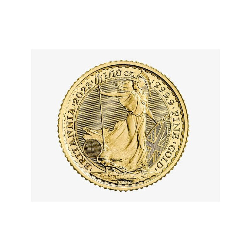 1/10 oz Britannia Charles III Goldmünze 2025