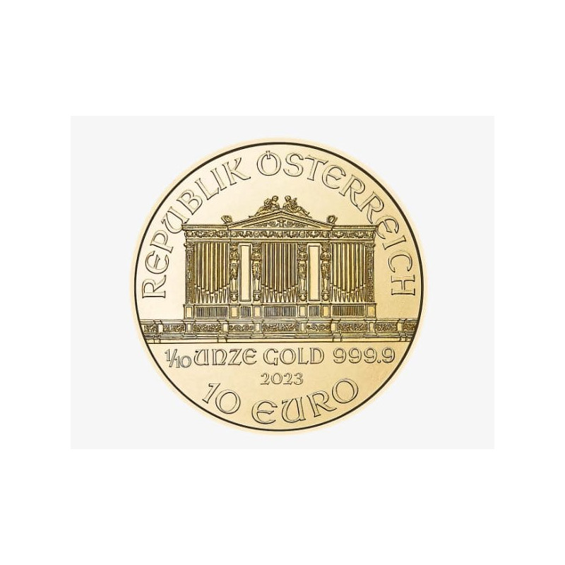 1/10 oz Wiener Philharmoniker Goldmünze 2025