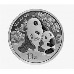 30g China Panda Silbermünze...