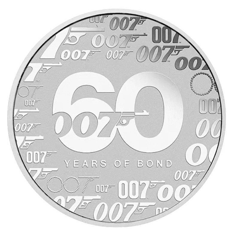 TUVALU JAMES BOND 007 2022 | 60 YEARS OF BOND 1 OZ SILBER