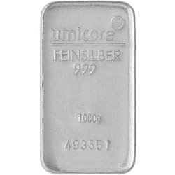 1000g Silberbarren versch....