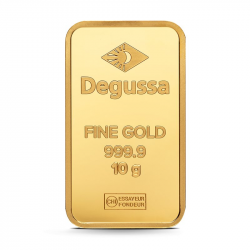 10g Goldbarren Degussa