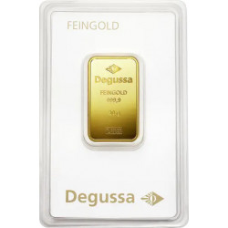 20g Goldbarren Degussa