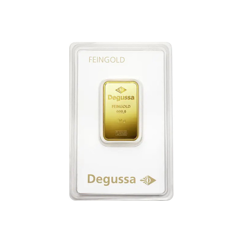 20g Goldbarren Degussa