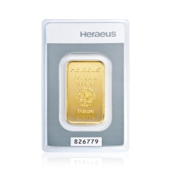 Heraeus Goldbarren 1oz "Kinebar"