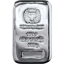 Germania Silberbarren 100Gr