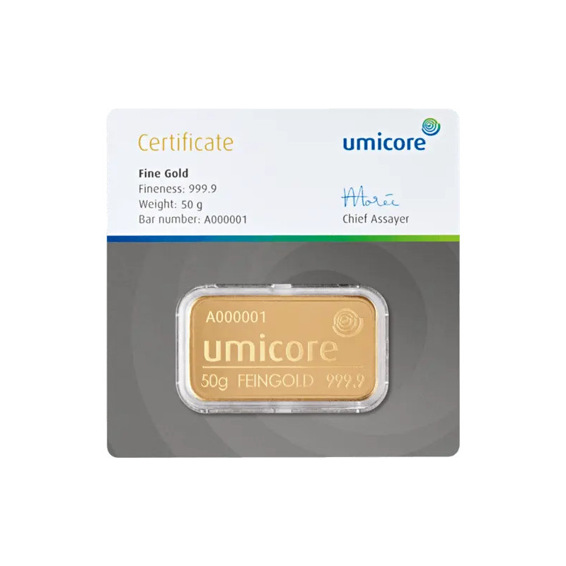 50 Gr Umicore geprägt