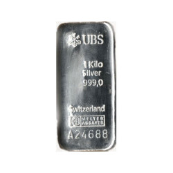 1000 Gr UBS Silberbarren