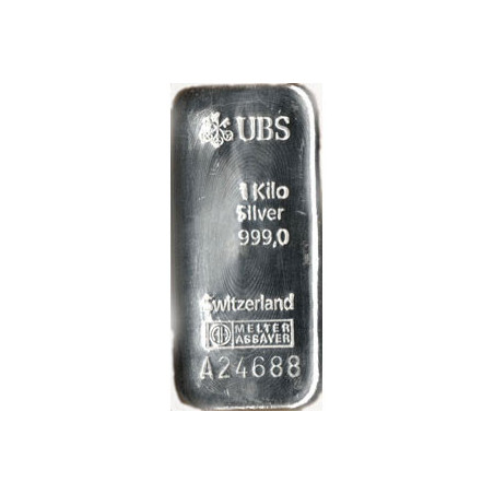 1000 Gr UBS Silberbarren