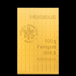 100 x 1Gr CombiBar Heraeus