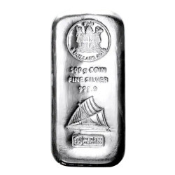 500 Gr Silber Fiji Islands Münzbarren gegossen (differenzbesteuert)