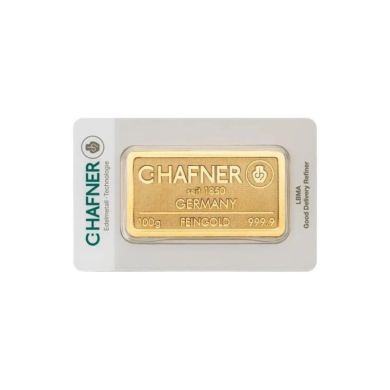100 Gr. C.Hafner geprägt
