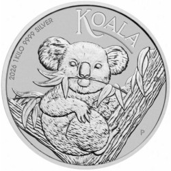 1Kg Silbermünze Australian Koala differenzbesteuert